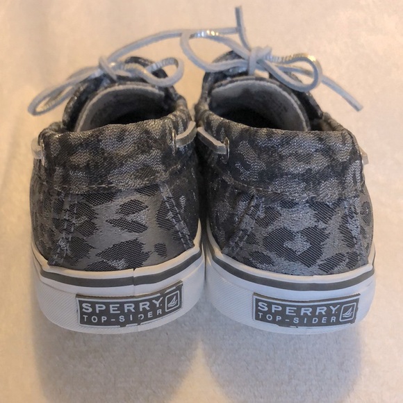 Sperry Top-Sider’s Cheetah W/ Sparkle. VGUC Leather Laces. Sz. 7 1/2 M Boat Shoe - Picture 3 of 11
